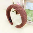 Autumn and winter new sponge headband womens simple solid color hairband candy color wide edge hairpinpicture16